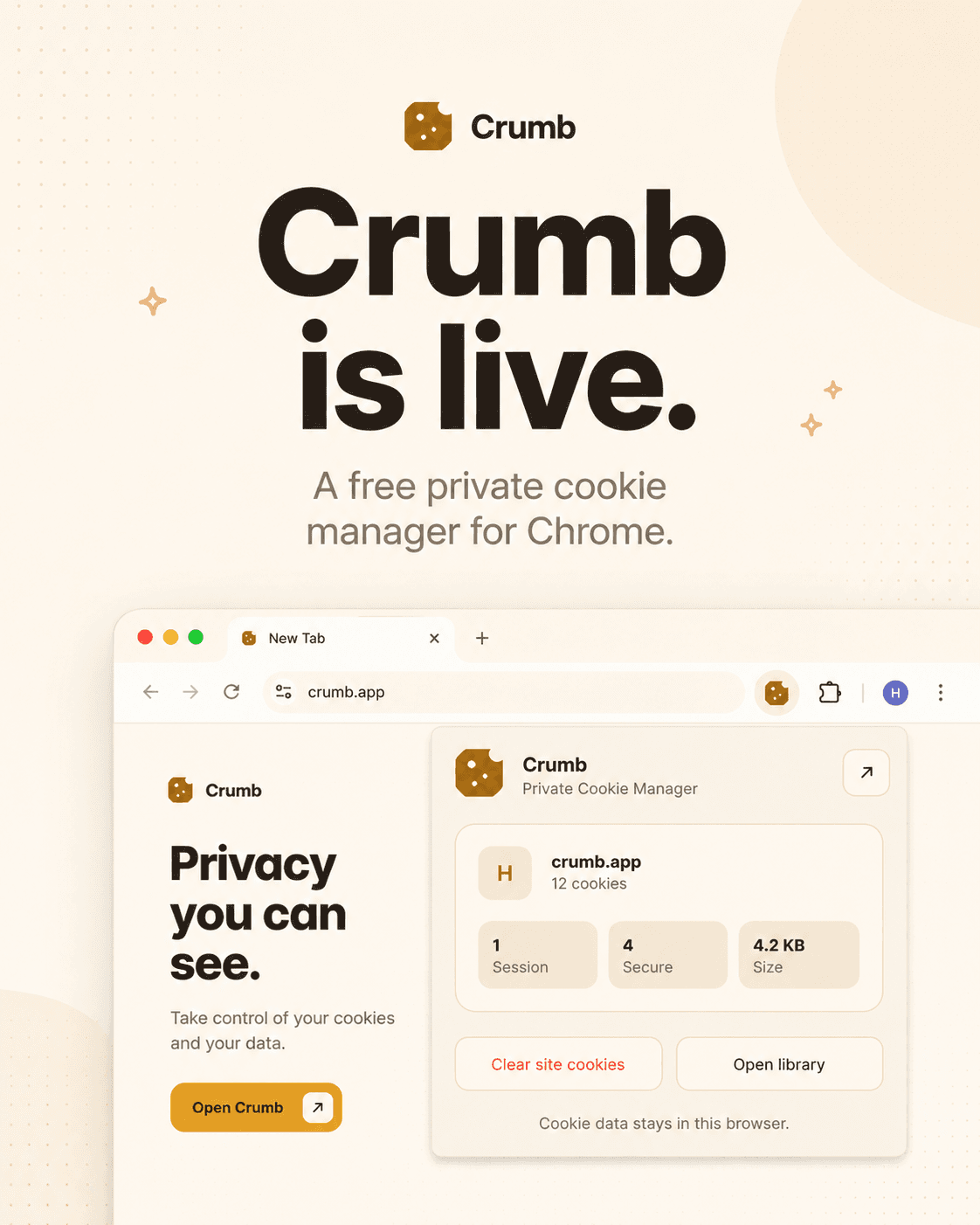 Crumb is Live cover